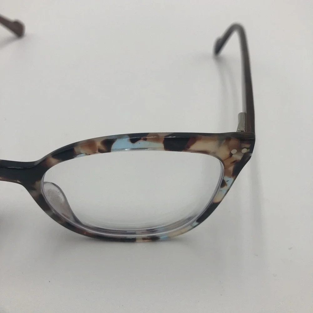 Womens Eyeglasses Frames Zenni 4427339 Optical Blue Brown‎ Tortoise Shell Preown